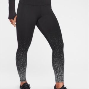 Women's Athleta Contender Splatter Reflective Leggings